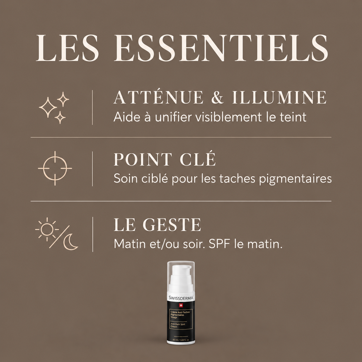 Swissderma Soin Anti-Taches Éclat 50 ml