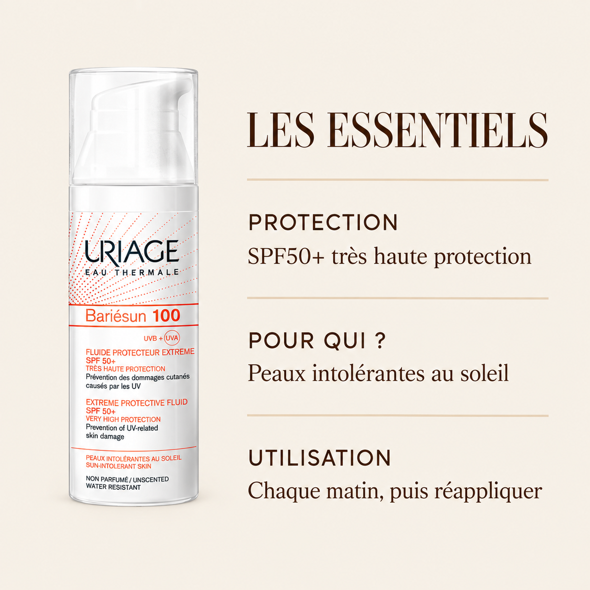 Uriage Bariésun Mat Fluide SPF50 50 ml