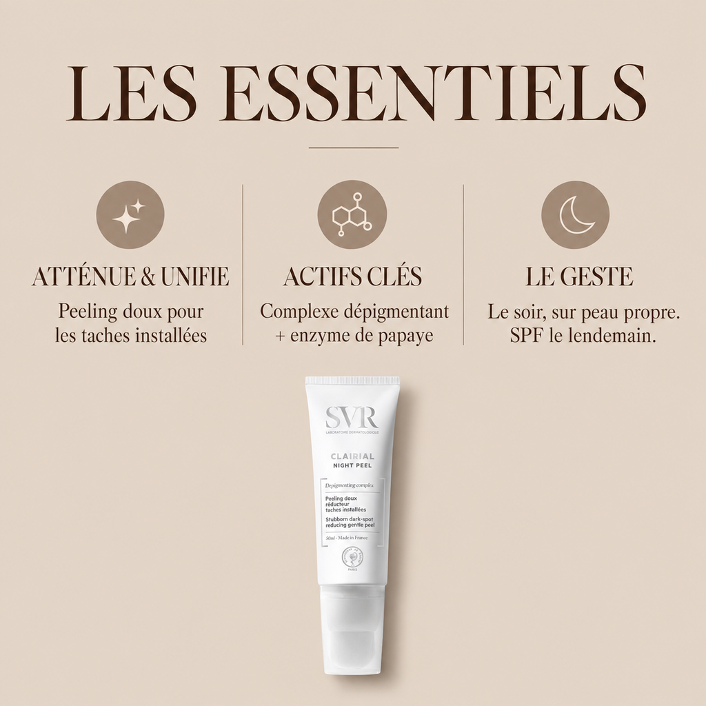 SVR Clairial Night Peel – Peeling Anti-Taches de Nuit 50 ml